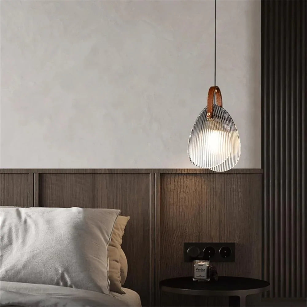 Audara-Crystal Pendant Light, 5.5in, European Modern Minimalist Style, Double Bulb, Suitable For Installation In Various Spaces Such As Bedrooms, Hotels, Restaurants, Entryways, Cafes, And Kitchen Isl