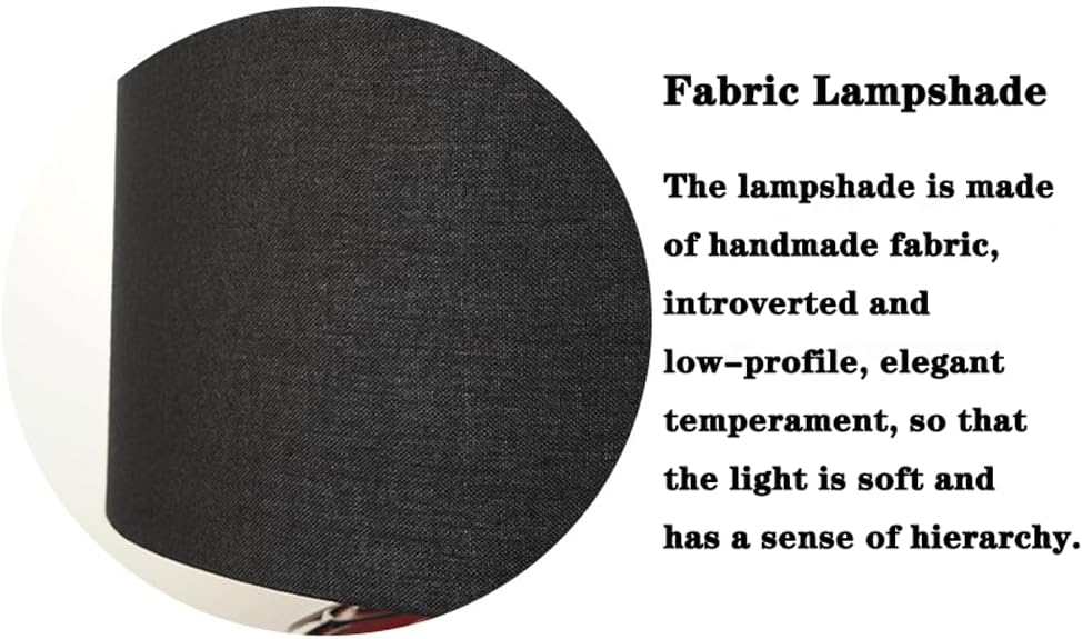 Audara-Modern Simple Bedroom Bedside Desk Light European Glass Fabric Desk Lamp Living Room Study Apartment Table Lamp Villa Model House Farmhouse Restaurant Showroom Lighting Fixture