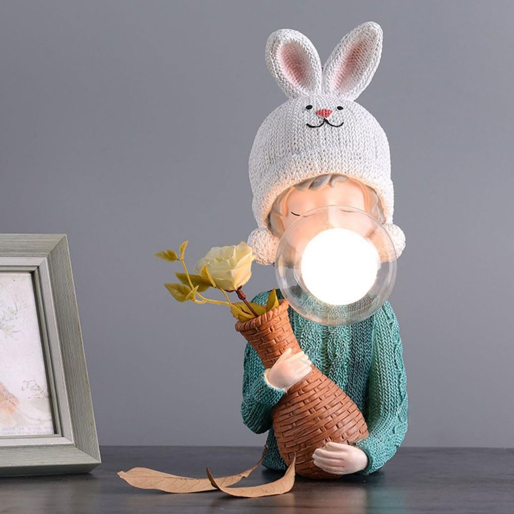 Audara-Luxury Creative Bedroom Bedside Desk Light Romantic Cozy Resin Glass Desk Lamp Girls Room Kids Room Study Dormitory Table Lamp Mall Restaurant Decoration Lighting Fixture