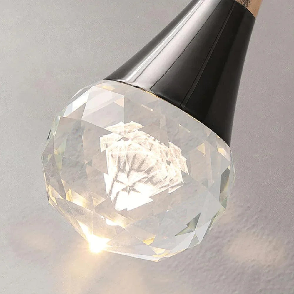 Audara-Crystal Pendant Light, Suitable For Bedside Bedrooms, Minimalist Ceiling Lights, Hotels, Entryways, Kitchen Islands, And Other Spaces. Compatible With Various Styles Including Bohemian And Euro