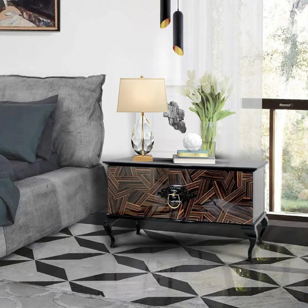 Audara-American Creative Glass Fabric Desk Light Modern Luxury Bedroom Hotel Coffee Shop Desk Lamp Sample Room Living Room Background Wall Table Lamp Farmhouse Club Villa Lighting Fixture