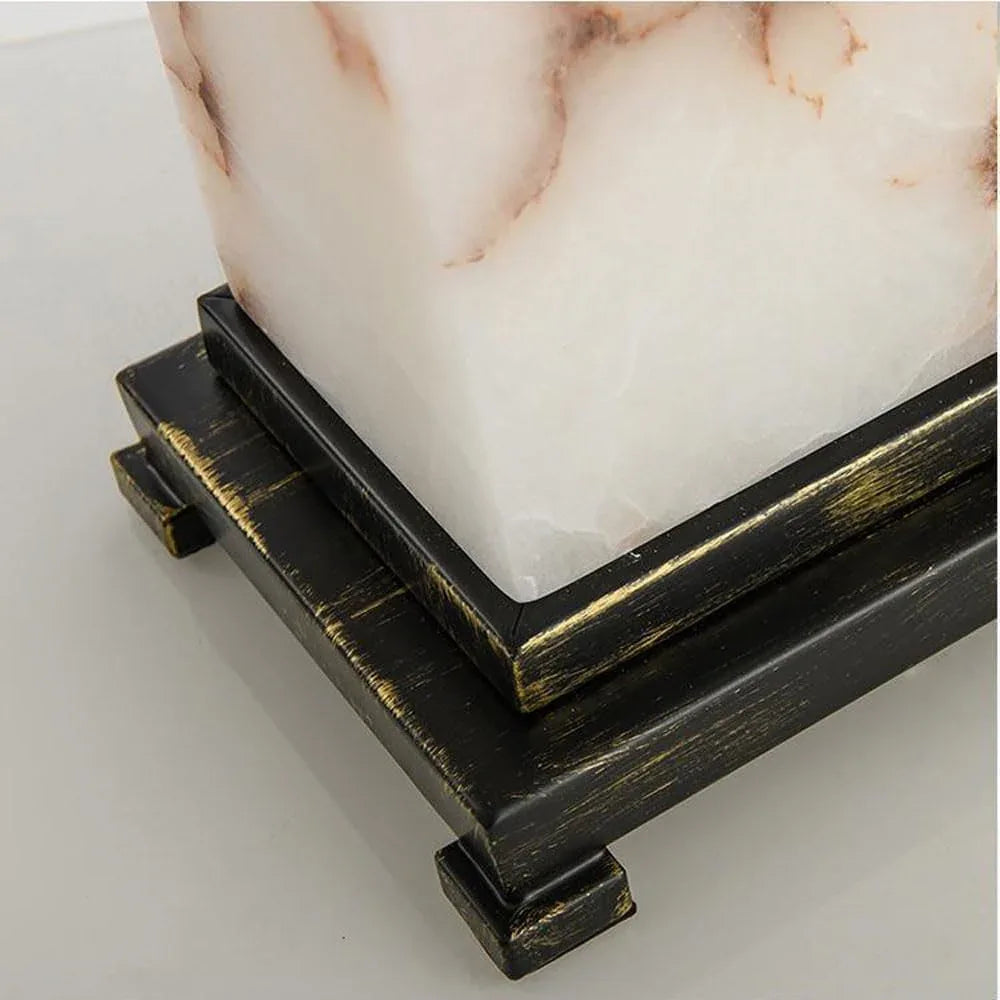 Audara-Creative Simple Bed Head Desk Light Retro Elegant Old Made Marble Desk Lamp Tea House Study Office Table Lamp Farmhouse Rural Villa Showroom Model House Lighting Fixture