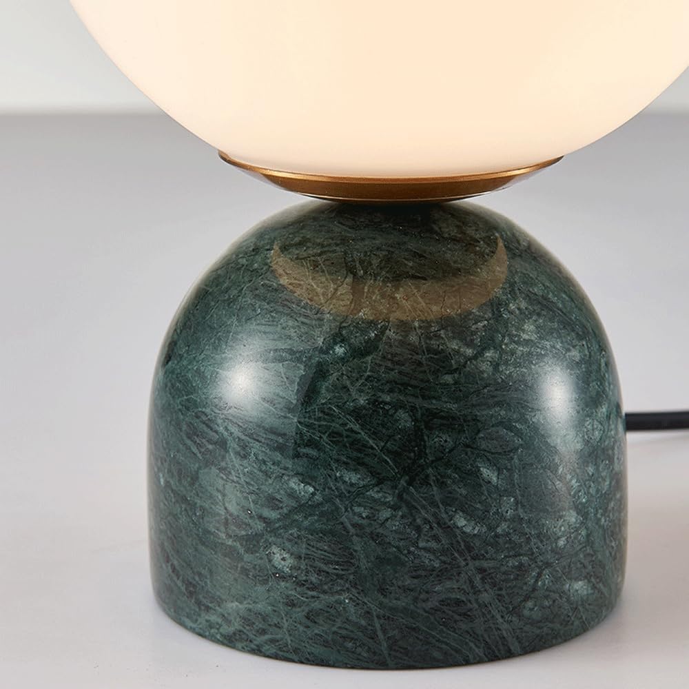 Audara-Creative Fashion B&B Bed Small Desk Light Scandinavian Luxury Glass Marble Desk Lamp Study Room Living Room Apartment Office Table Lamp Clubhouse Hotel Front Desk Coffee Shop Lighting Fixture