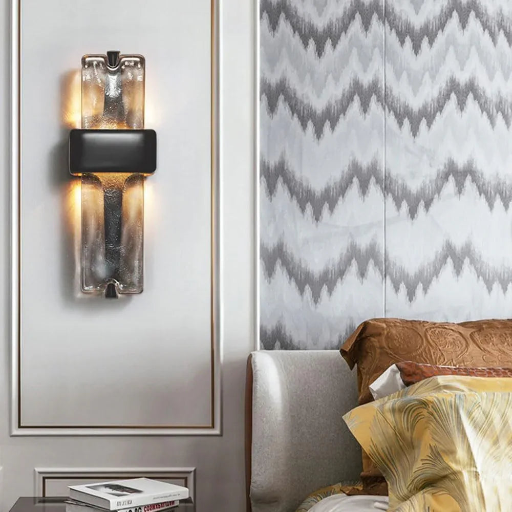 Audara-Chinese Retro Creative Resin Wall Lamp Study B&B Bedroom Bedside Wall Lights LED Monochrome 3000K Living Room Entrance Background Wall Sconces Suitable for Restaurant Cafe Lighting Fixture