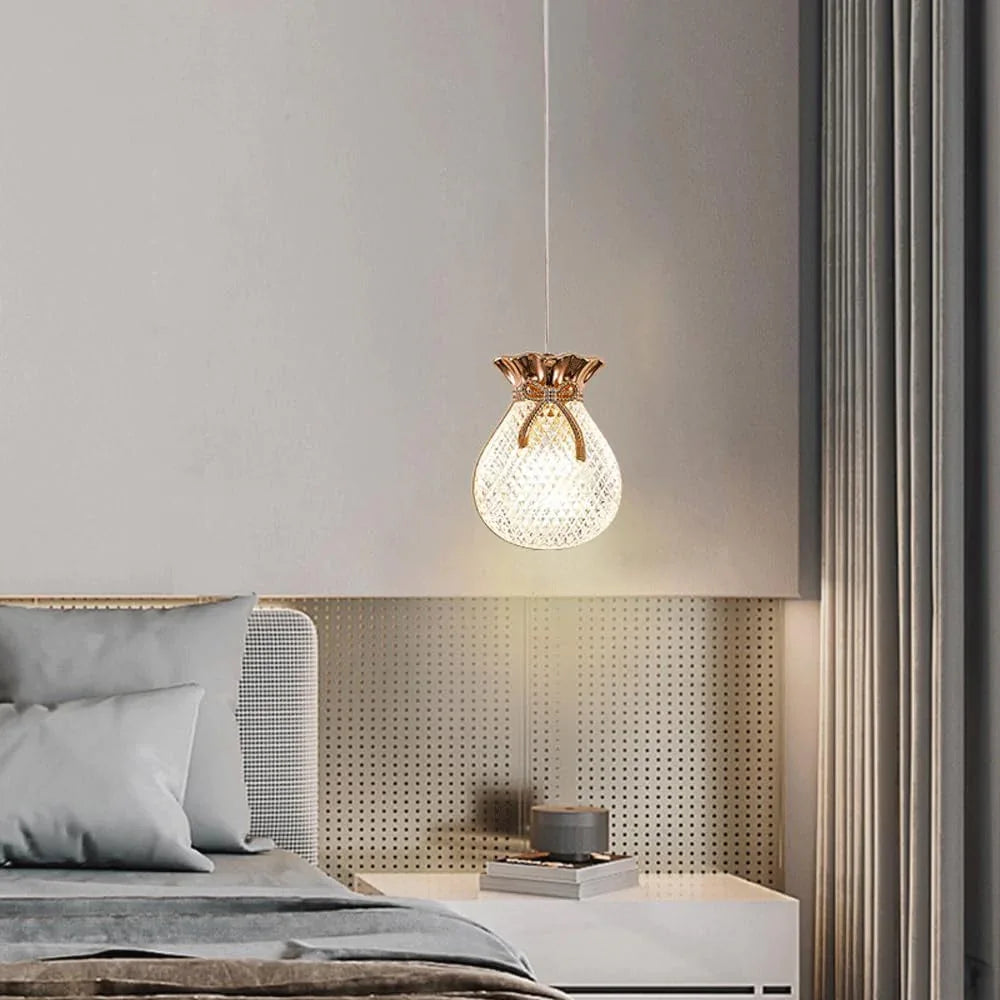 Audara-4-incrystal Pendant Light, Bohemian, Southeast Asian, and European Minimalist Style, Suitable for Various Settings Such As Bedrooms, Hotels, Restaurants, Entryways, Kitchen Islands, Etc.