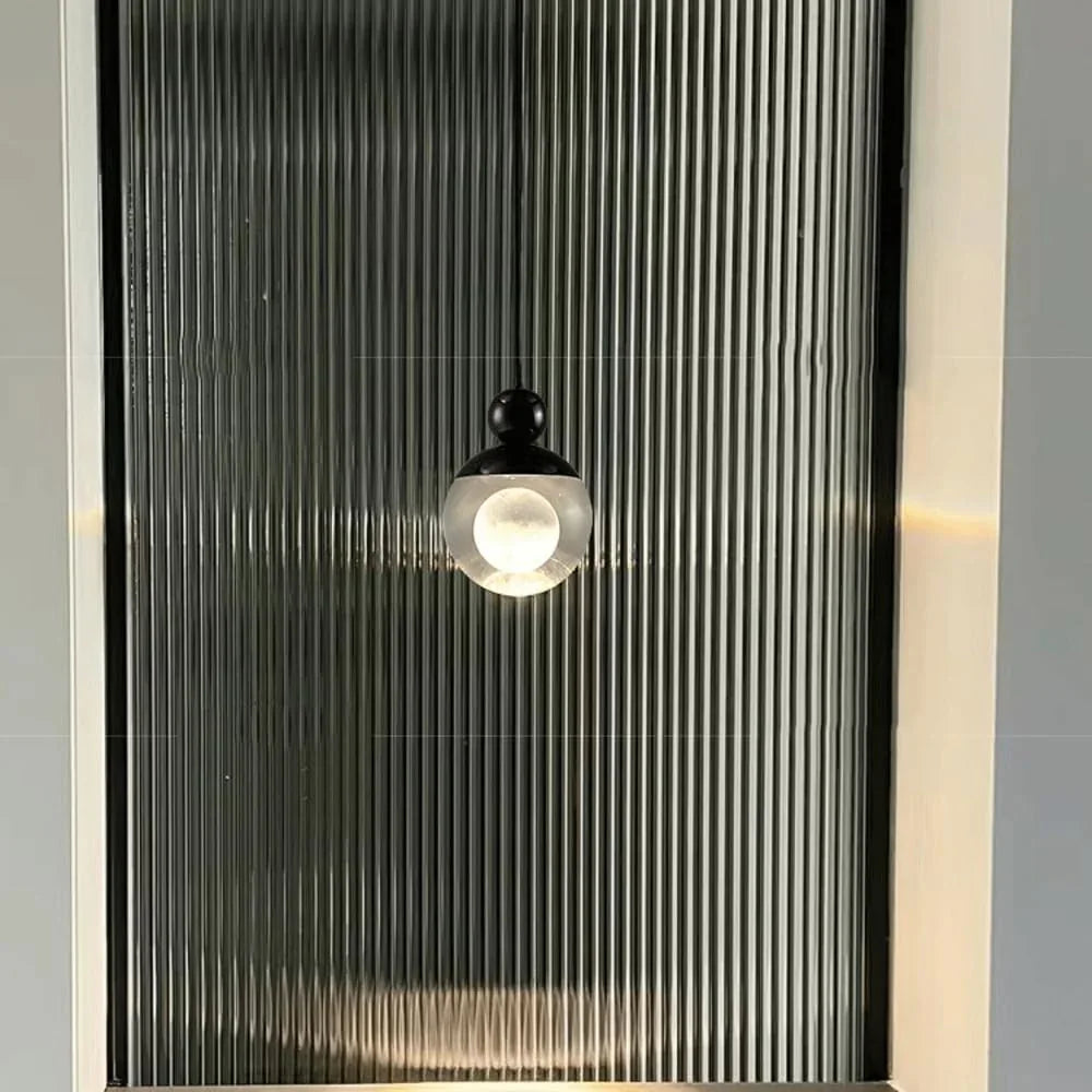 Audara-4-in Crystal Pendant Light, Decorative Lighting Fixture, Bohemian Style, European Minimalist Style, Suitable for Bedrooms, Hotel Entryways, Kitchen Islands, and Other Scenarios.