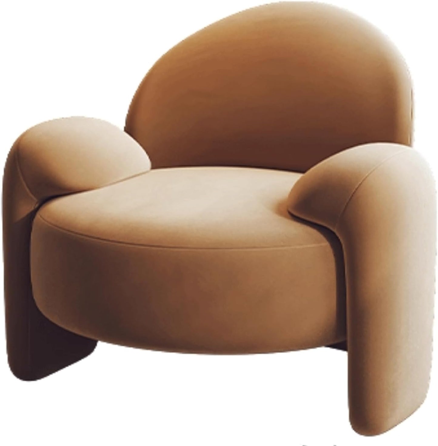 Audara-Creative Green Velvet Single Sofa Chair 29 Inch Home Leisure Backrest Armrest Sofa Reception Negotiation Chair Suitable for Beauty Salons, Offices, Hotels