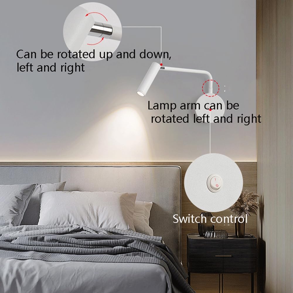 Audara-Scandinavian Simple LED Wall Lamp Bedroom Bedside Reading Wall Lights Creative Light Luxury Study Room Sconces Aisle Corridor Foyer Mounted Lighting Fixture