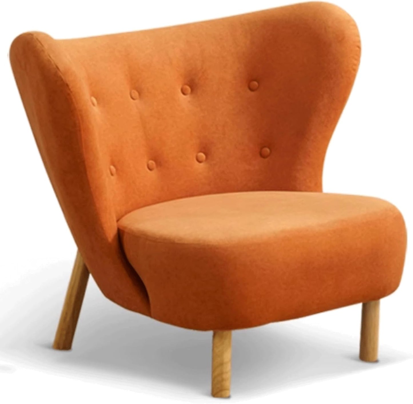 Audara-Floral Fabric Leisure Single Sofa Chair 34 Inch Small-Sized Compact Living Room Chairs with Wrap Around Wingback Chair Furniture Suitable for Bedrooms, Offices, and Hotels