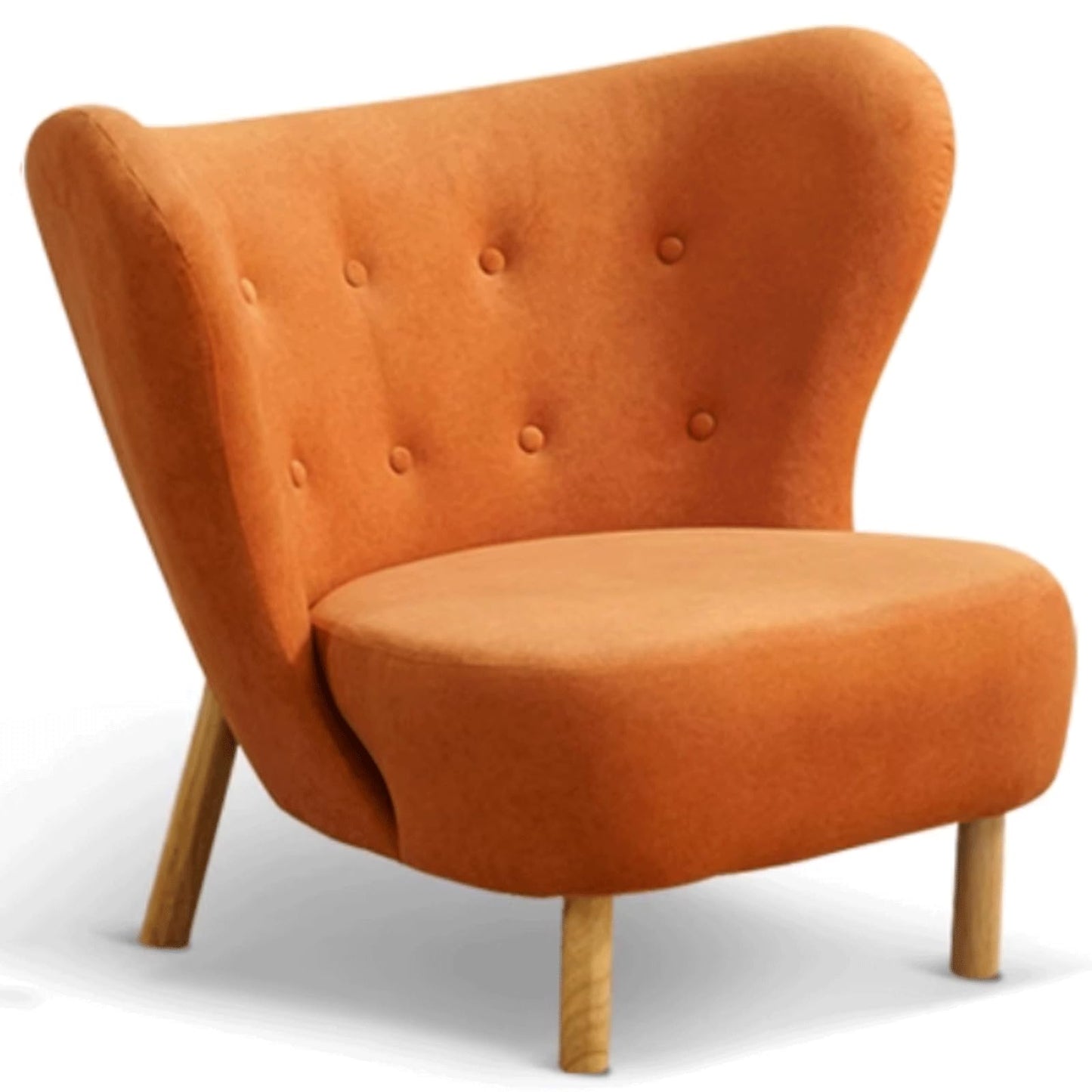 Audara-Floral Fabric Leisure Single Sofa Chair 34 Inch Small-Sized Compact Living Room Chairs with Wrap Around Wingback Chair Furniture Suitable for Bedrooms, Offices, and Hotels