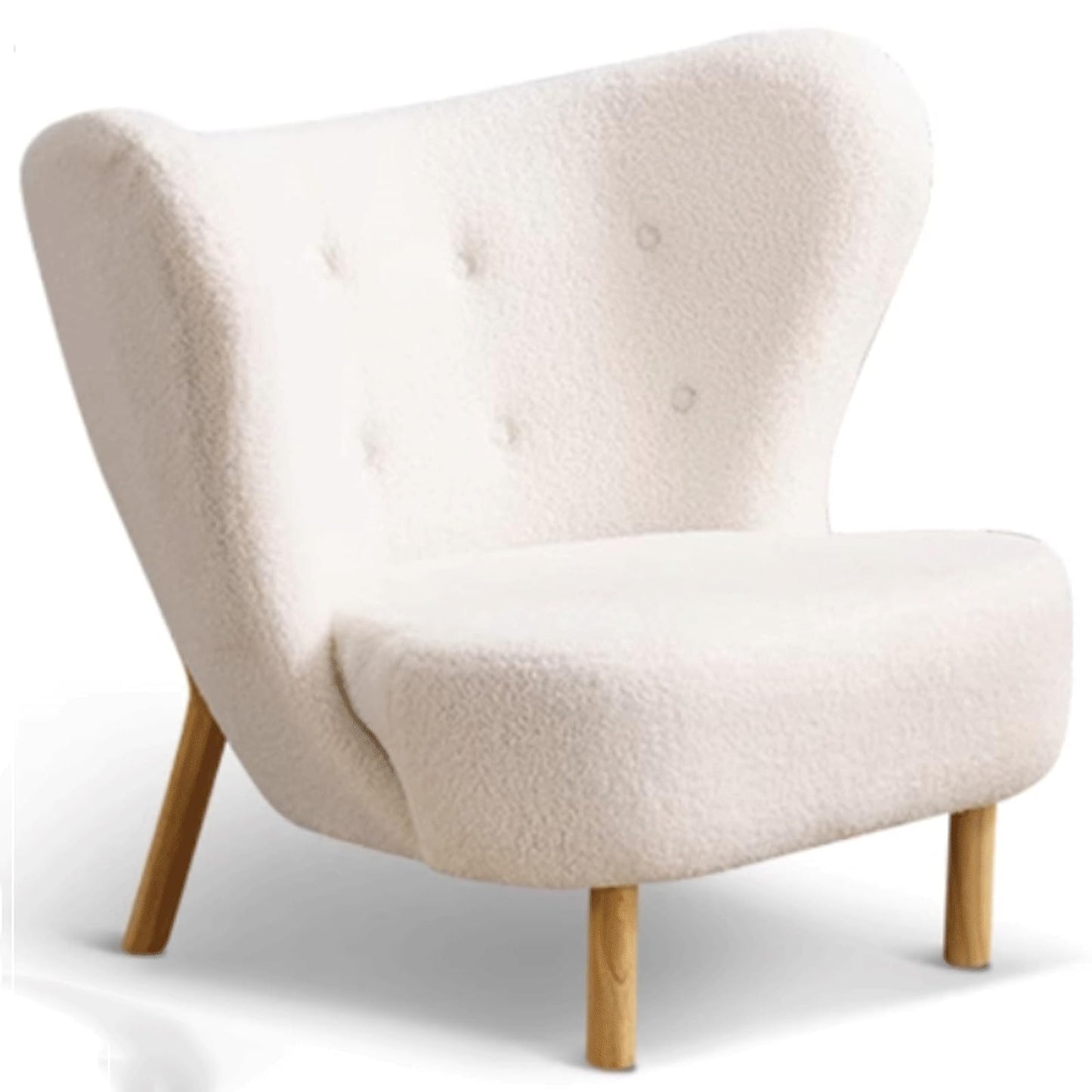 Audara-Floral Fabric Leisure Single Sofa Chair 34 Inch Small-Sized Compact Living Room Chairs with Wrap Around Wingback Chair Furniture Suitable for Bedrooms, Offices, and Hotels