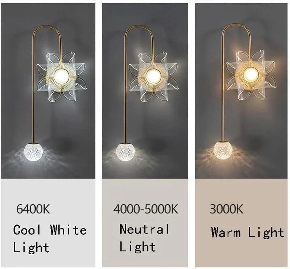 Audara-Scandinavian Postmodern Wall Lamp Light Luxury Bedside Wall Lights Modern Simple Crystal Sconces Bedroom Living Room Background Wall Mounted Lighting Fixture