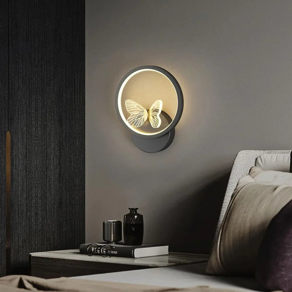 Audara-New Scandinavian Bedroom Bedside Wall Lamp Modern Simple Wall Lights Living Room Background Wall Light Luxury Art Sconces Corridor Aisle Cafe LED Mounted Lighting Fixture