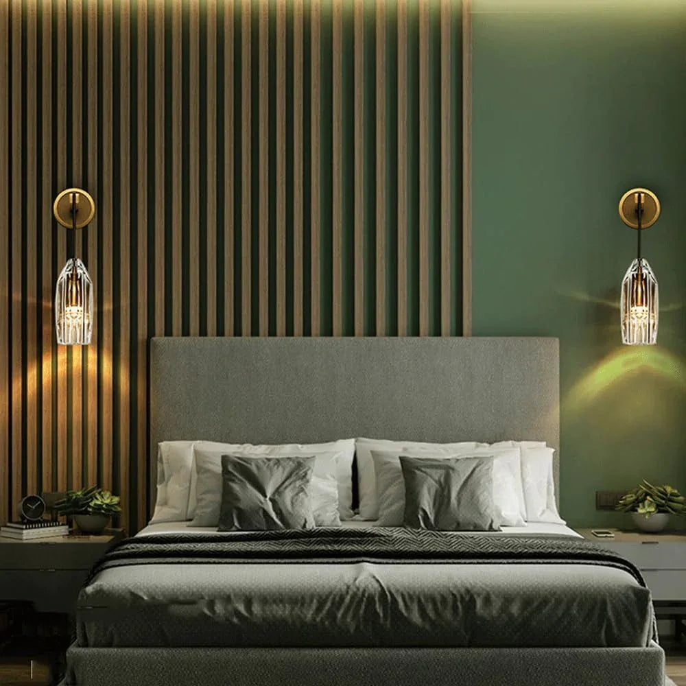 Audara-This 4-inch Small Crystal Pendant Light Features A Modern, Minimalist European Style And Is Suitable For Installation In Various Spaces Such As Bedrooms, Hotels, Restaurant Entryways, Cafes, An