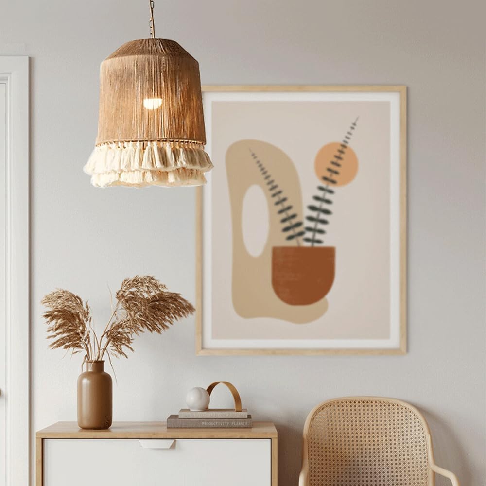 Audara-Romance Française de Style ScandinaveLustres/Nouvelle Suspension Chinoise/Luminaire Tressé Main/Chambre d'Hôtes CampagneMaison de ThéBalconCouloirStudioRestaurant de FondueLampe Suspendue