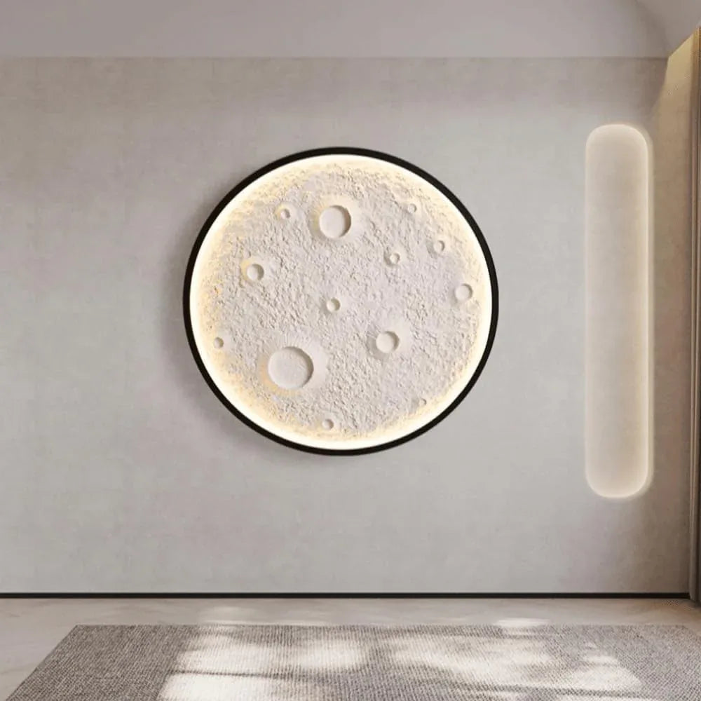 Audara-Modern Simple Moon Wall Lamp Living Room Background Wall Aisle Wall Lights Bedroom Bedside Eye Protection Sconces Study Corridor Stairs Mounted Lighting Fixture