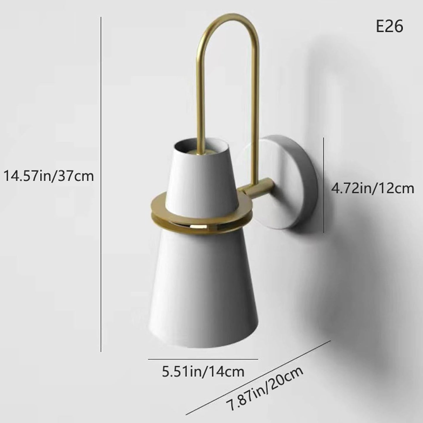 Audara-Wall Sconces Set of 2 Modern Vanity Wall Lights for Bathroom Wall Lamps for Bedroom Study & Living Room Feature Wall Light Fixture