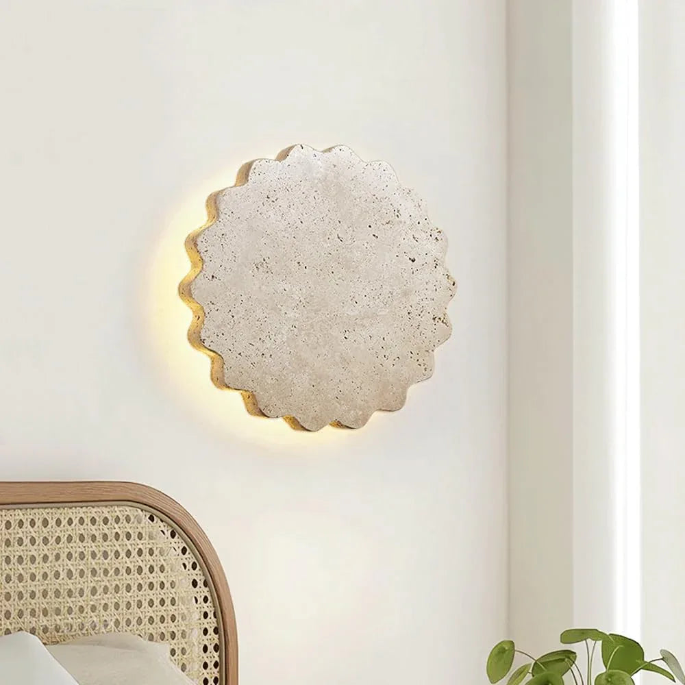 Audara-French Cream Wind Fashion Wall Lamp Creative Cute Children's Room Wall Lights Romantic Warm Wabi-sabi Wind Sconces Bedroom Living Room Study Room Mounted Lighting Fixture