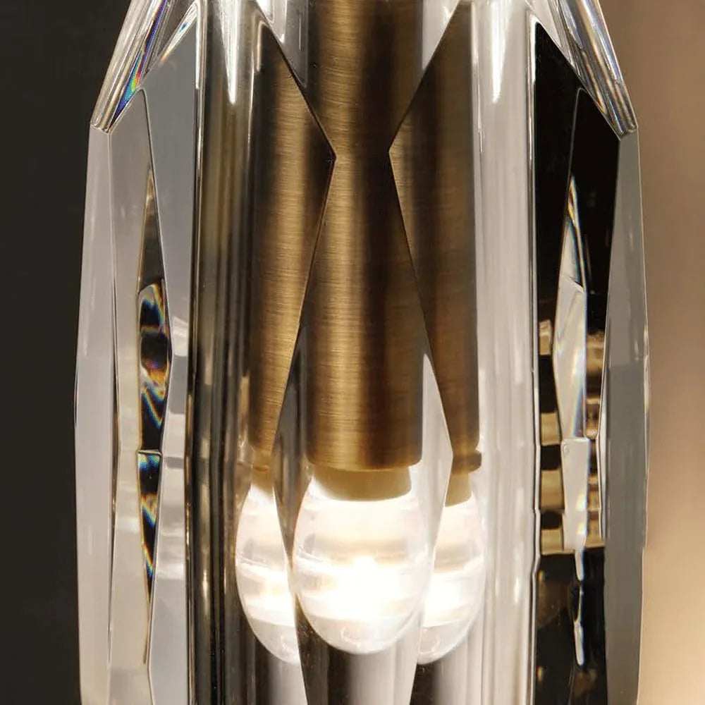 Audara-This 4-inch Small Crystal Pendant Light Features A Modern, Minimalist European Style And Is Suitable For Installation In Various Spaces Such As Bedrooms, Hotels, Restaurant Entryways, Cafes, An