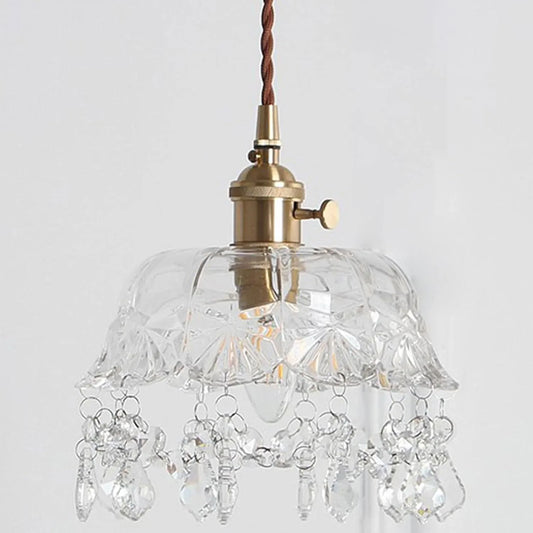 Audara-8-inch Crystal Chandeliers Can Be Installed in Various Spaces Such As Bedrooms, Hotels, and Kitchen Islands. Small Chandelier for Living Room in Minimalist European Style.