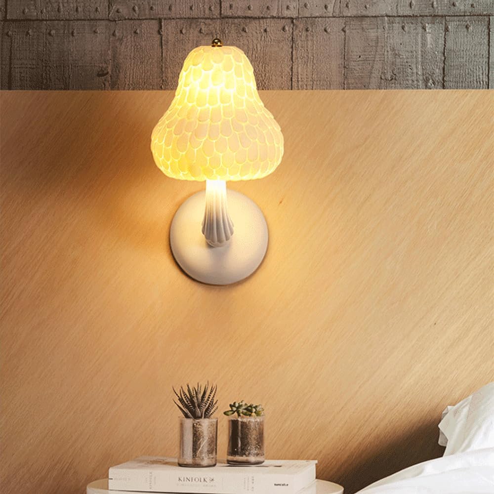 Audara-Modern Creativity Bedside Wall Lamp Bedroom Children's Room Decorative Wall Lights Study Art Resin Sconces Simple Aisle Corridor Mounted Lighting Fixture