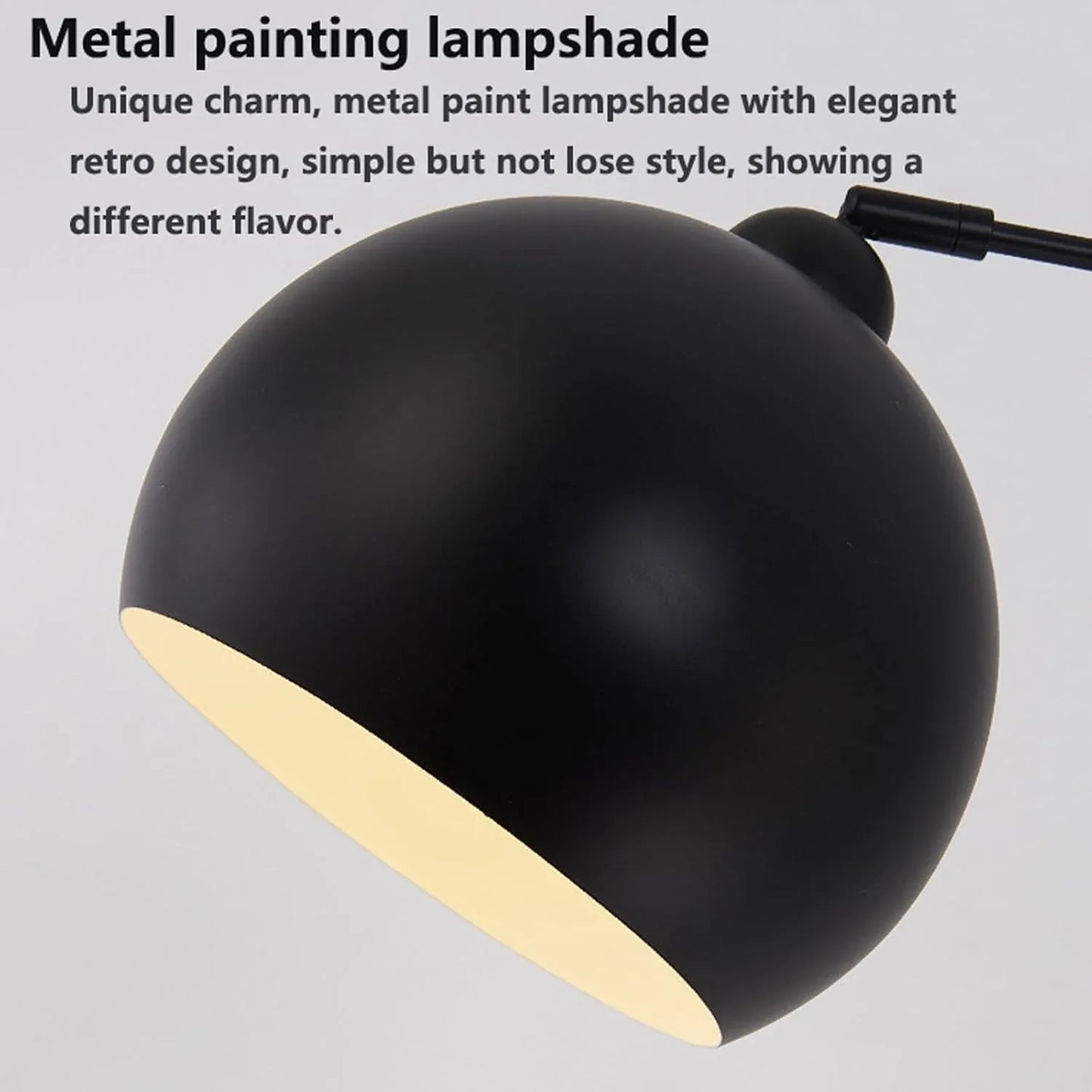 Audara-Creative Remote Control Stepless Dimming Living Room Floor Lamp Single Light Source E26 Retractable Black Metal Standing Lamp Bedroom Study Room Torchiere Dining Room Decoration Lighting Fixture