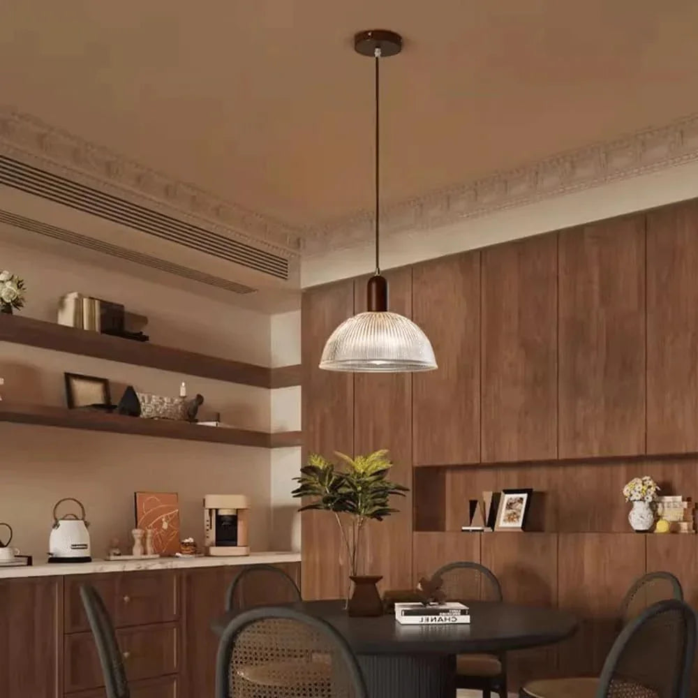 Audara-8-inch Glass Pendant Lights are Decorative Pendant Lights Suitable for Tea Restaurants, Hallways, Balconies, Living Rooms, Hotel Entrances, and Cafes.