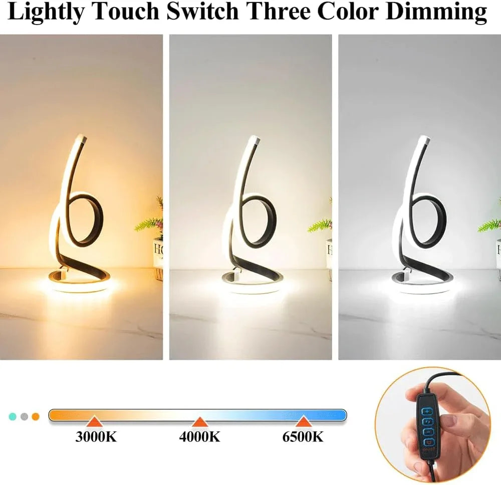 Audara-Modern Simple Variable Light Restaurant Coffee Shop Desk Light Scandinavian Bedroom Study Room Office Desk Lamp Model Room Showcase Table Lamp B&B Hotel Front Desk Club Lighting Fixture