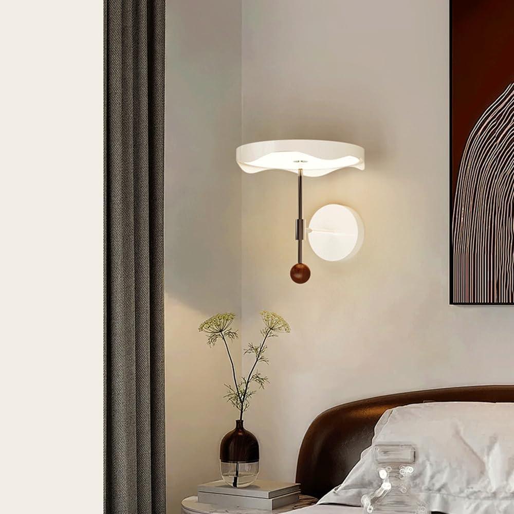 Audara-Antique Flying Saucer Eye Protection Wall Lamp French Cream Style Art Wall Lights Living Room Hallway Entryway Sconces Bedroom Bedside Ambiance Mounted Lighting Fixture