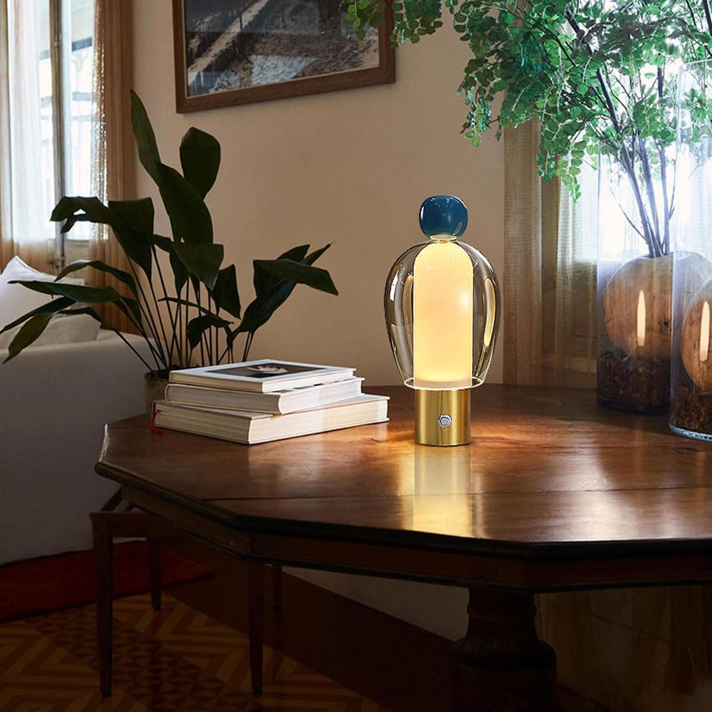 Audara-Creative Designer Model Office Living Room Study Desk Light Modern Luxury Glass Desk Lamp Bedroom Bedside Apartment Villa Table Lamp Cafe Mall Children's Room Lighting Fixture