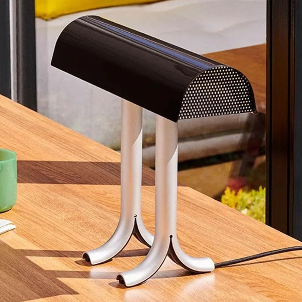 Audara-Scandinavian Designer Model Study Office Desk Light Simple Art Toggle Switch Metal Desk Lamp Living Room Restaurant Workstation Table Lamp Hotel Front Desk Coffee Shop Decoration Lighting Fixture