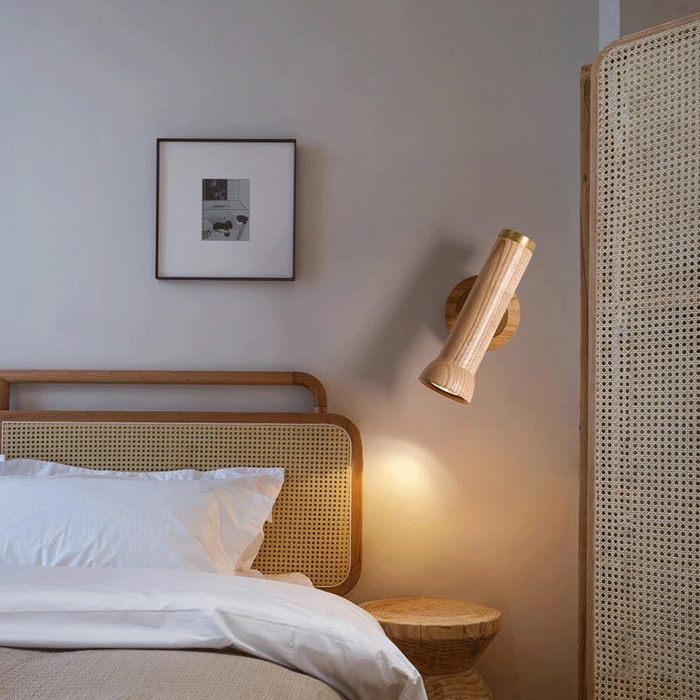 Audara-Bedroom Bedside Wall Lamp Modern Simple Wall Lights Living Room Aisle Black Walnut Sconces Light Luxury Decorative Chinese Mounted Lighting Fixture
