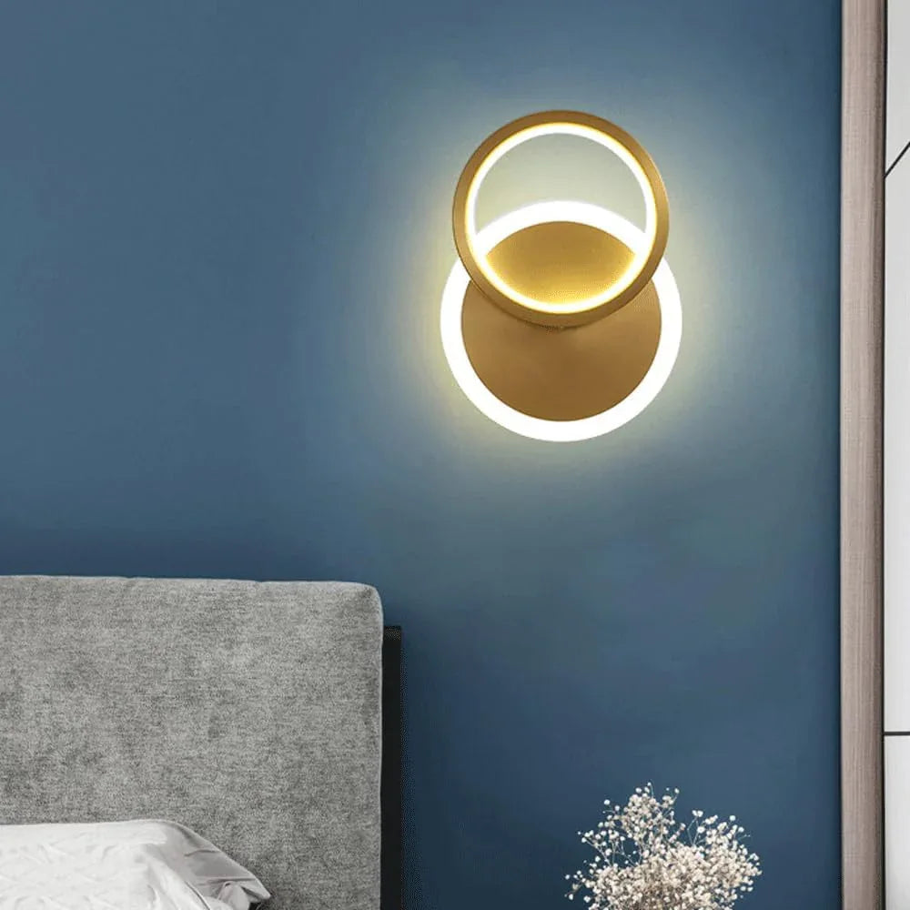 Audara-All Copper Modern Wall Lamp Living Room Bedroom Background Wall Lights Light Luxury Stairway Aisle Sconces Creative Bedside Corridor Decoration Mounted Lighting Fixture