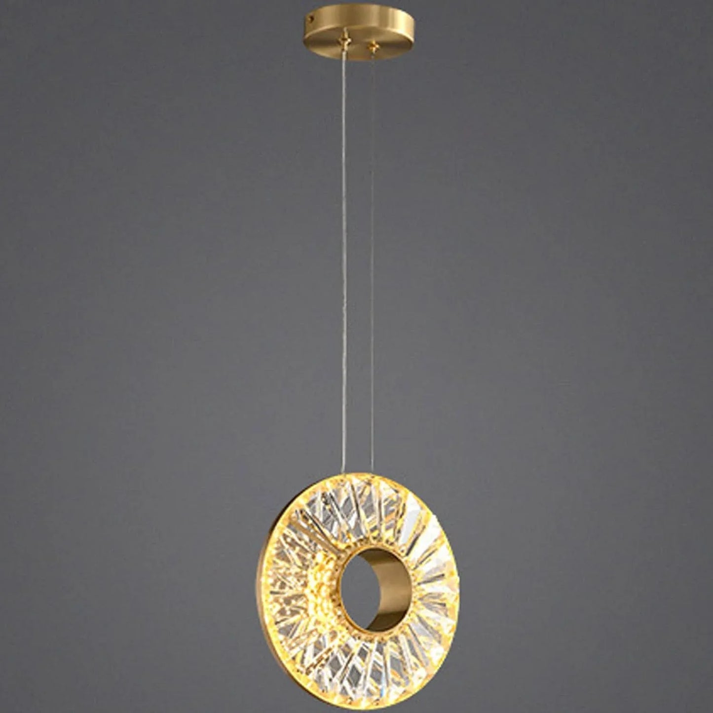 Audara-10-inch Creative Minimalist Crystal Pendant Light, Bohemian Style, Suitable For Decorative Pendant Lights In Bedrooms, Bedside Views, Hallways, Balconies, Living Rooms, Hotel Entryways, And Caf