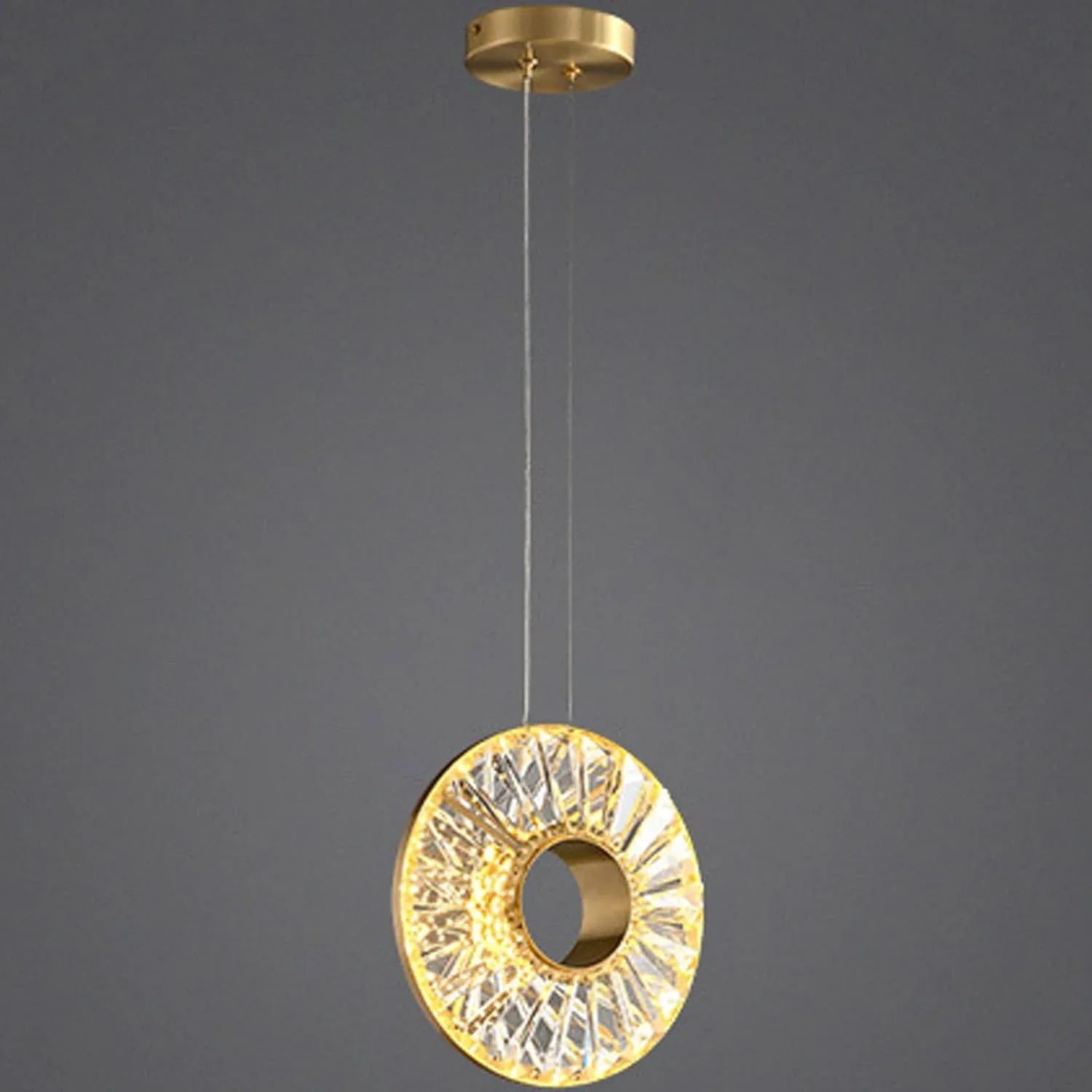 Audara-10-inch Creative Minimalist Crystal Pendant Light, Bohemian Style, Suitable For Decorative Pendant Lights In Bedrooms, Bedside Views, Hallways, Balconies, Living Rooms, Hotel Entryways, And Caf