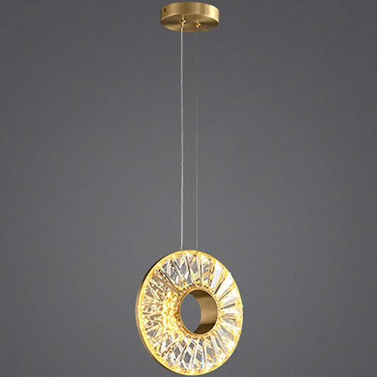 Audara-10-inch Creative Minimalist Crystal Pendant Light, Bohemian Style, Suitable For Decorative Pendant Lights In Bedrooms, Bedside Views, Hallways, Balconies, Living Rooms, Hotel Entryways, And Caf