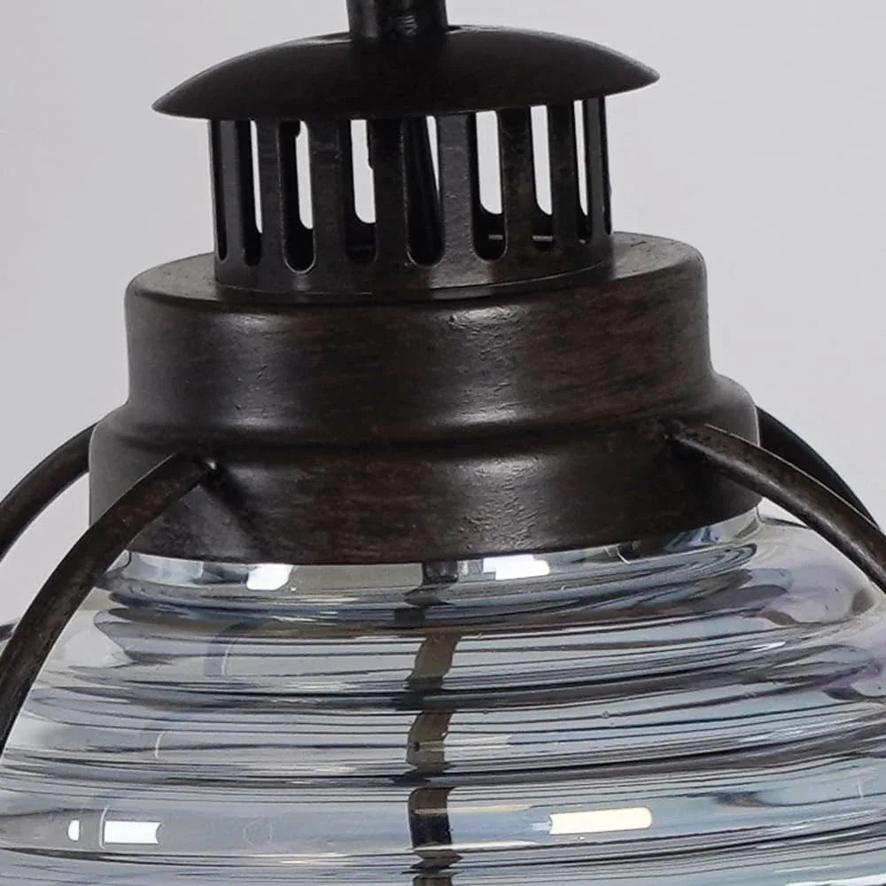 Audara-American Vintage Glass Metal Desk Light Industrial Style Study Office Desk Lamp B&B Living Room Hotel Front Desk Table Lamp Villa Club Farmhouse Warehouse Dormitory Apartment Lighting Fixture