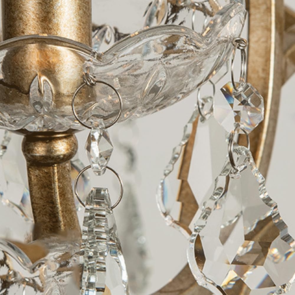 Audara-30-inch Crystal Chandeliers European Modern-Style Chandeliers for Living Rooms, Bedrooms, Studies, Hotels, Kitchen Islands, and Various Commercial Spaces Semi-Flush Mount Chandelier