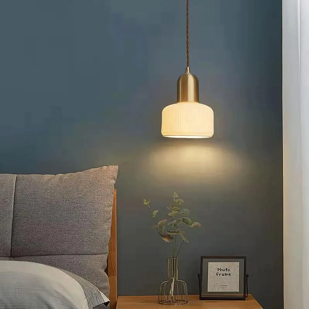 Audara-5.5-inch Glass Pendant Lights: Small, Decorative Light Fixtures Suitable For Installation In Various Spaces. Easily Complements A Variety Of Styles Including Bohemian, European, And Modern Mini