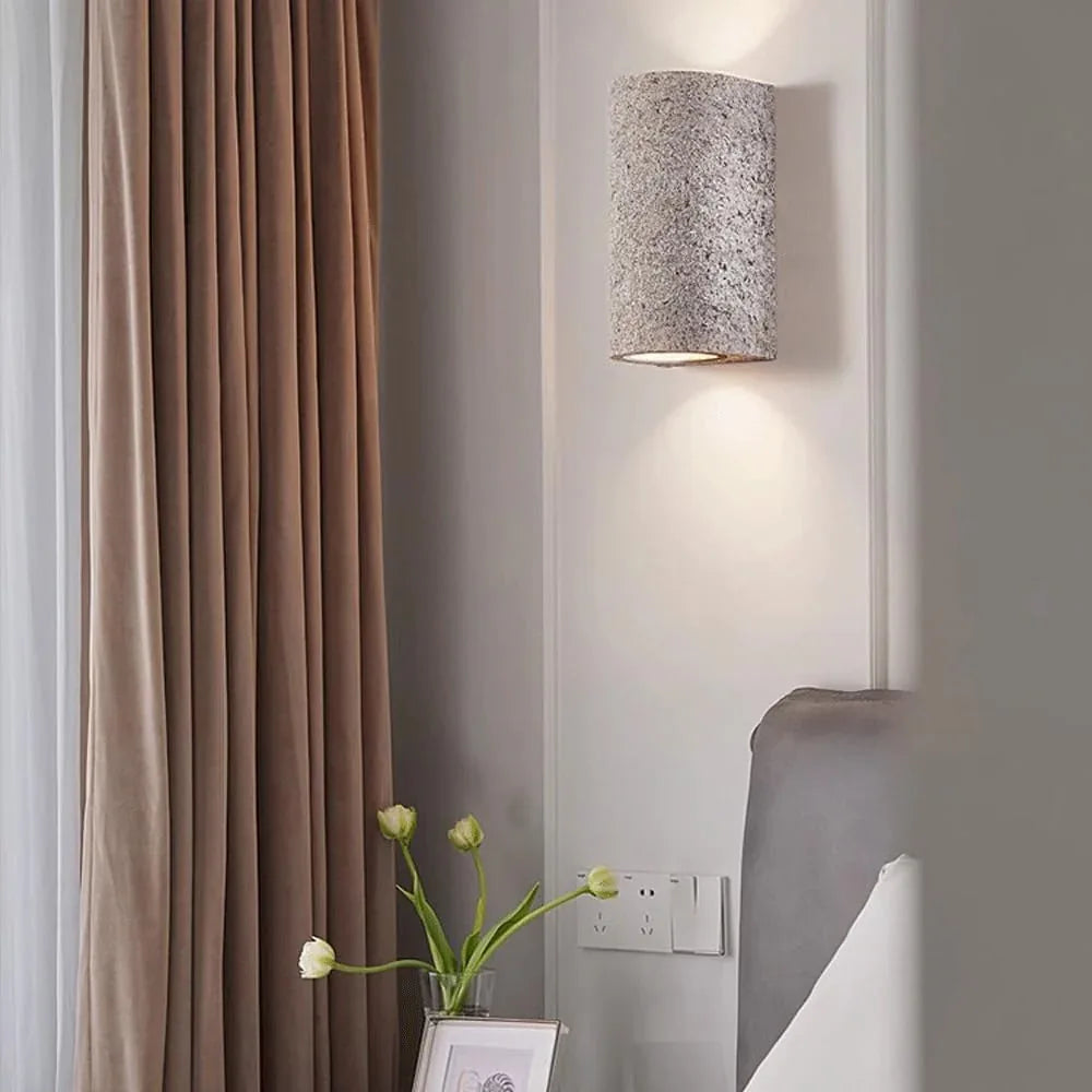 Audara-Modern Wabi-sabi Wind Art Wall Lamp Scandinavian Simple Corridor Aisle Wall Lights Designer Premium Bedroom Bedside Sconces Fashion American LED Mounted Lighting Fixture