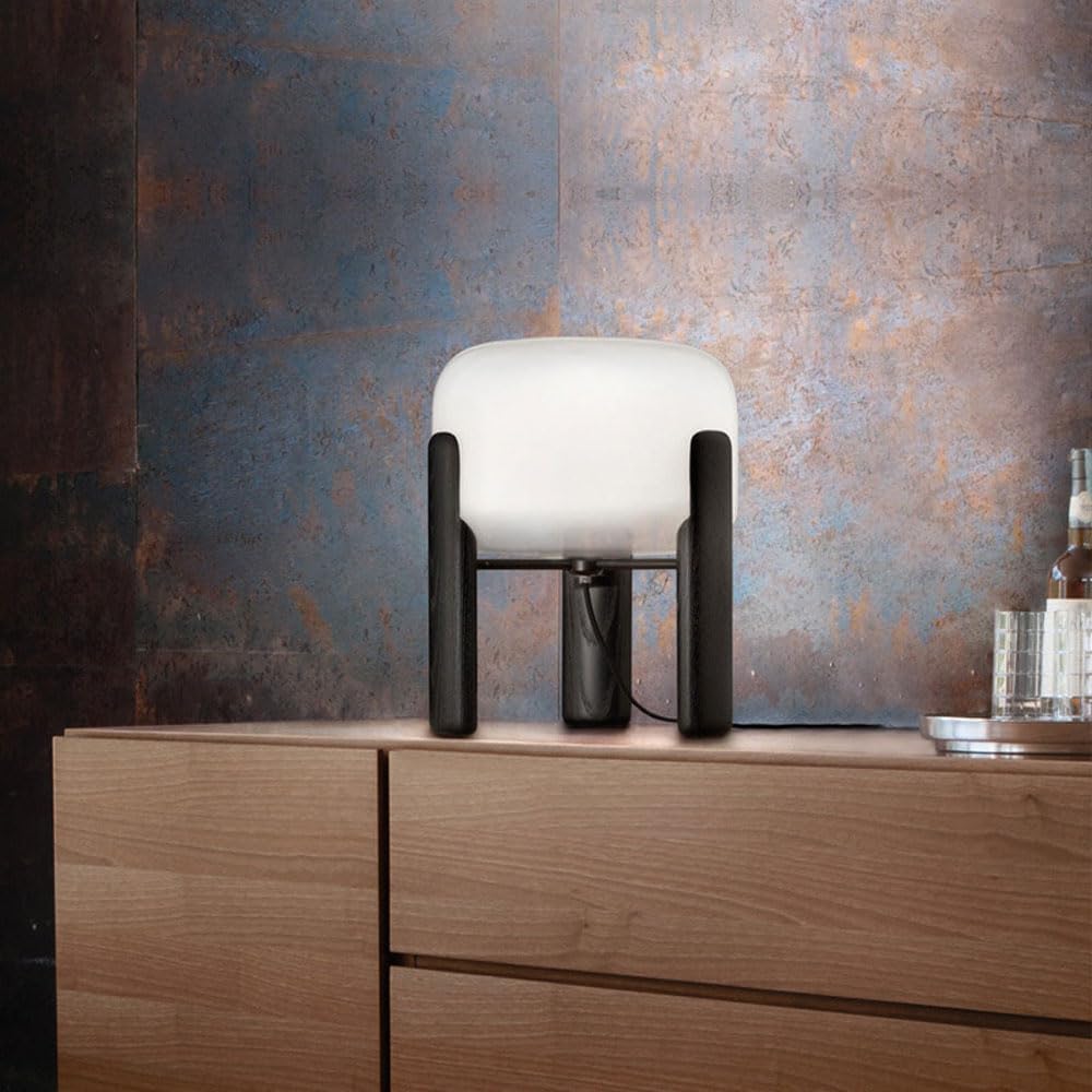 Audara-Modern Luxury Light Luxury Bedroom Bedside Living Room Desk Light Scandinavian Creative Wood Glass Desk Lamp Restaurant Club B&B Hotel Front Desk Lighting Fixture Office Dormitory Table Lamp