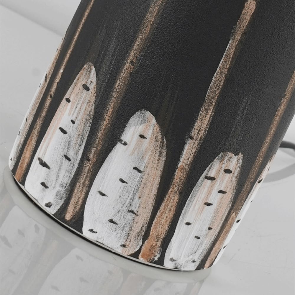 Audara-New Chinese-style Advanced Bedroom Bedside Dormitory Desk Light Simple Modern Fabric Painting Ceramics Desk Lamp Living Room Office Study Table Lamp Hotel Villa Coffee Shop Decoration Lighting Fixture