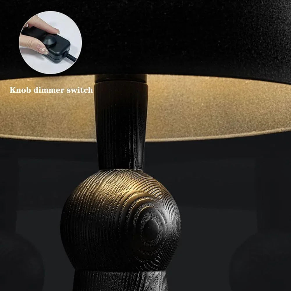 Audara-Warm Creative Bedroom Bedside Living Room Desk Light Simple Romantic Fabric Wooden Desk Lamp Office Apartment Dormitory Table Lamp Restaurant Coffee Shop Sample Room Lighting Fixture