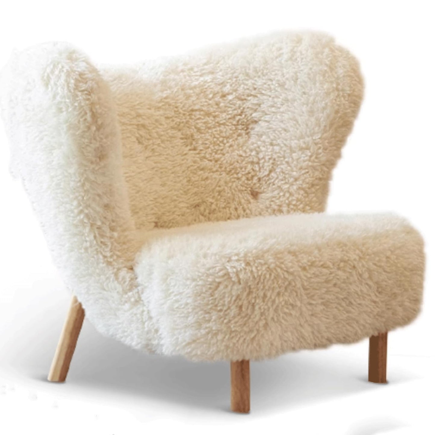 Audara-Floral Fabric Leisure Single Sofa Chair 34 Inch Small-Sized Compact Living Room Chairs with Wrap Around Wingback Chair Furniture Suitable for Bedrooms, Offices, and Hotels