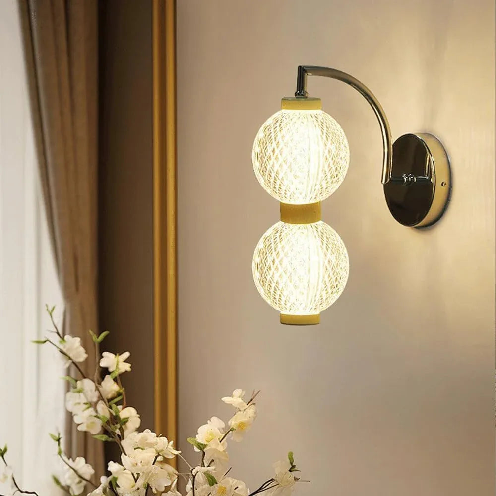 Audara-Modern Premium Light Luxury Wall Lamp Living Room Background Wall Lights Creative Bedroom Study Ambience Sconces Minimalist Fashion Glass Mounted Lighting Fixture