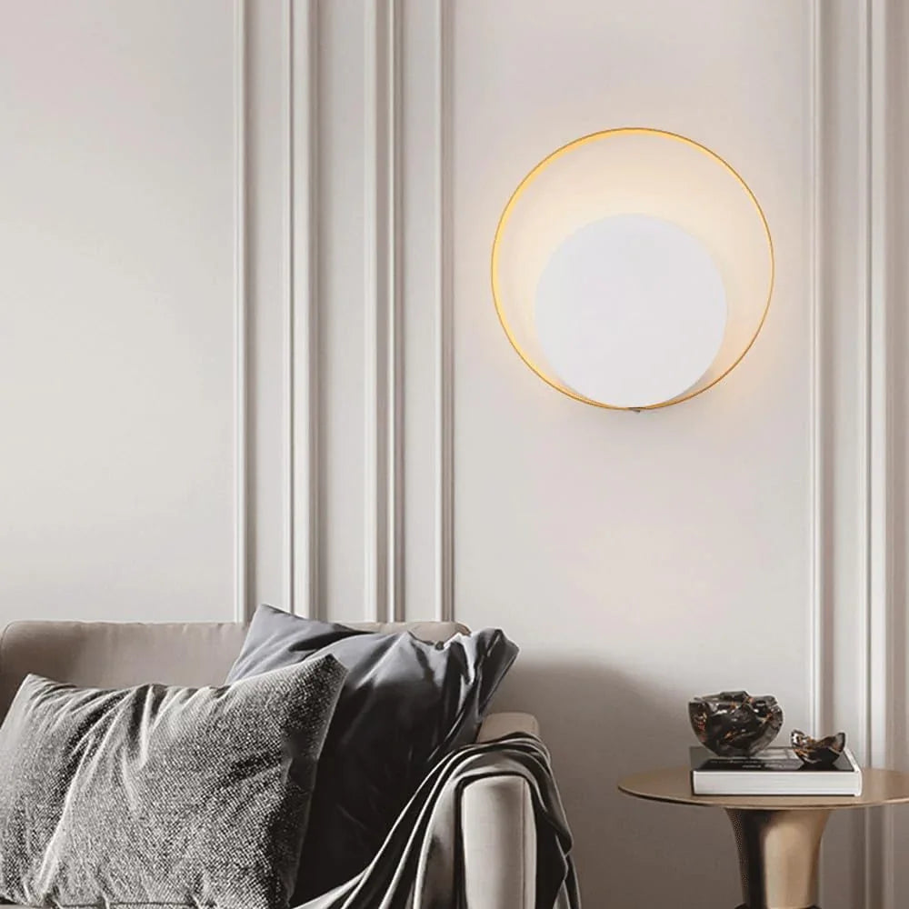 Audara-Simple Modern Bedroom Wall Lamp Living Room Backdrop Art Wall Lights Designer Fashion Skeleton Glass Sconces Aisle Corridor Metal Mounted Lighting Fixture