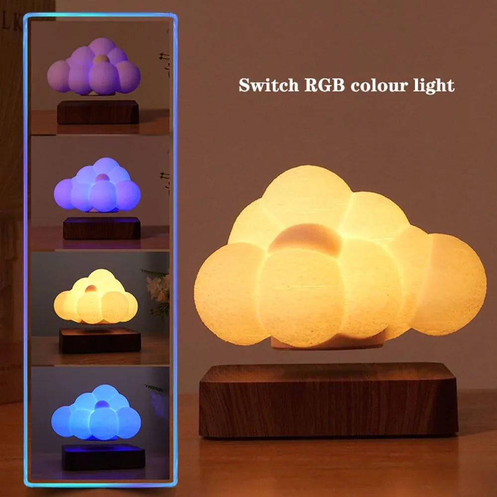 Audara-Creative Warm Hovering Clouds Shape Bedroom Desk Light Romantic French Boys Girls Room Kids Room Desk Lamp Living Room Bedroom Bed Decoration Table Lamp Office Front Desk Coffee Shop Lighting Fixture