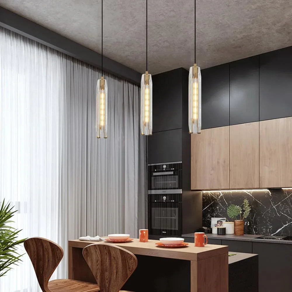 Audara-Crystal Pendant Light, 3-inch Small Decorative Light Fixture, Suitable for Modern Minimalist, Bohemian, and European Styles, Ideal for Bedrooms, Hotel Rooms, Kitchen Islands, Entryways, Etc.
