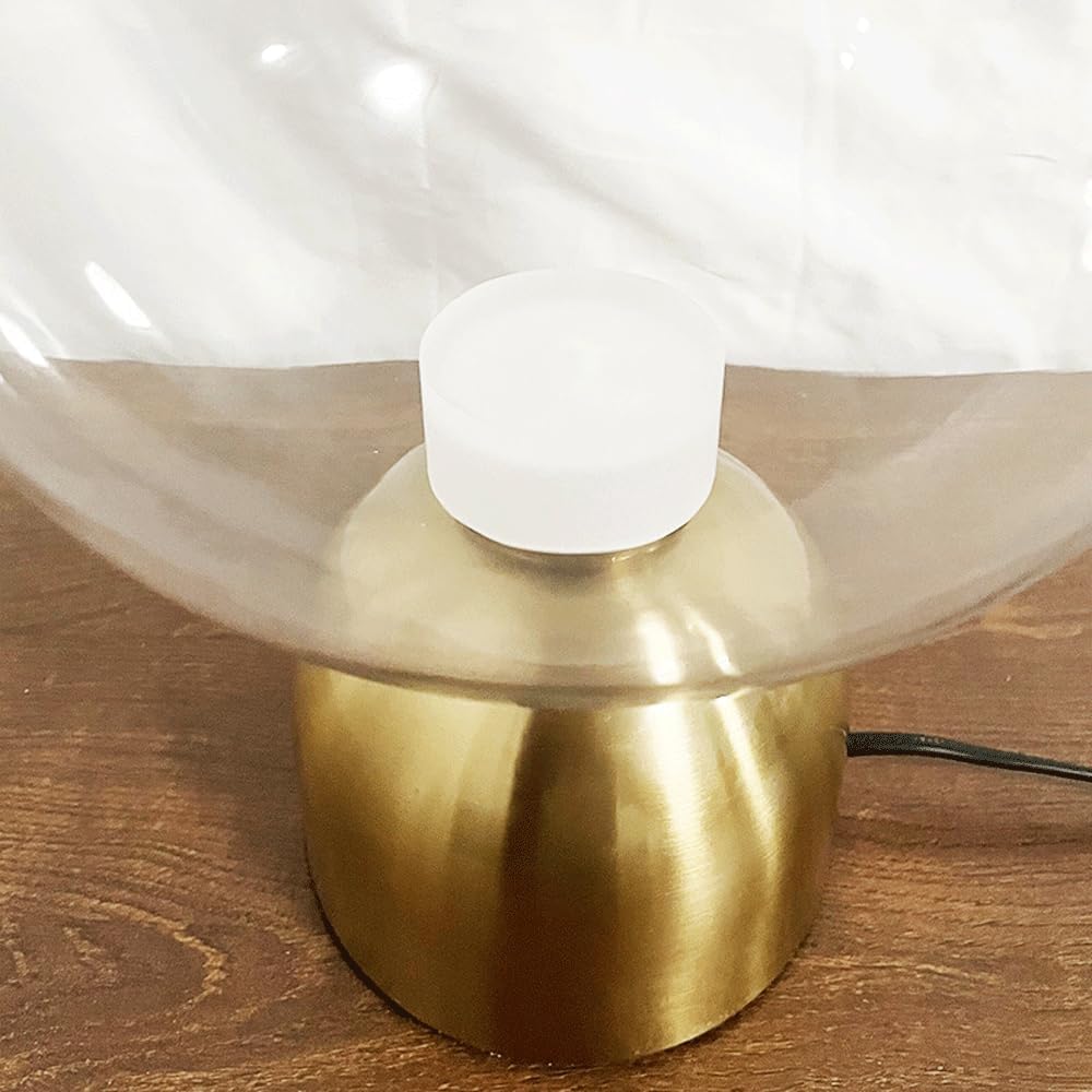 Audara-Italian Design Bedroom Bedside Desk Light Luxury Simple Transparent Glass Desk Lamp Corridor Window Living Room Sofa Side Table Lamp Cafe Hotel Front Desk Lounge Area Lighting Fixture