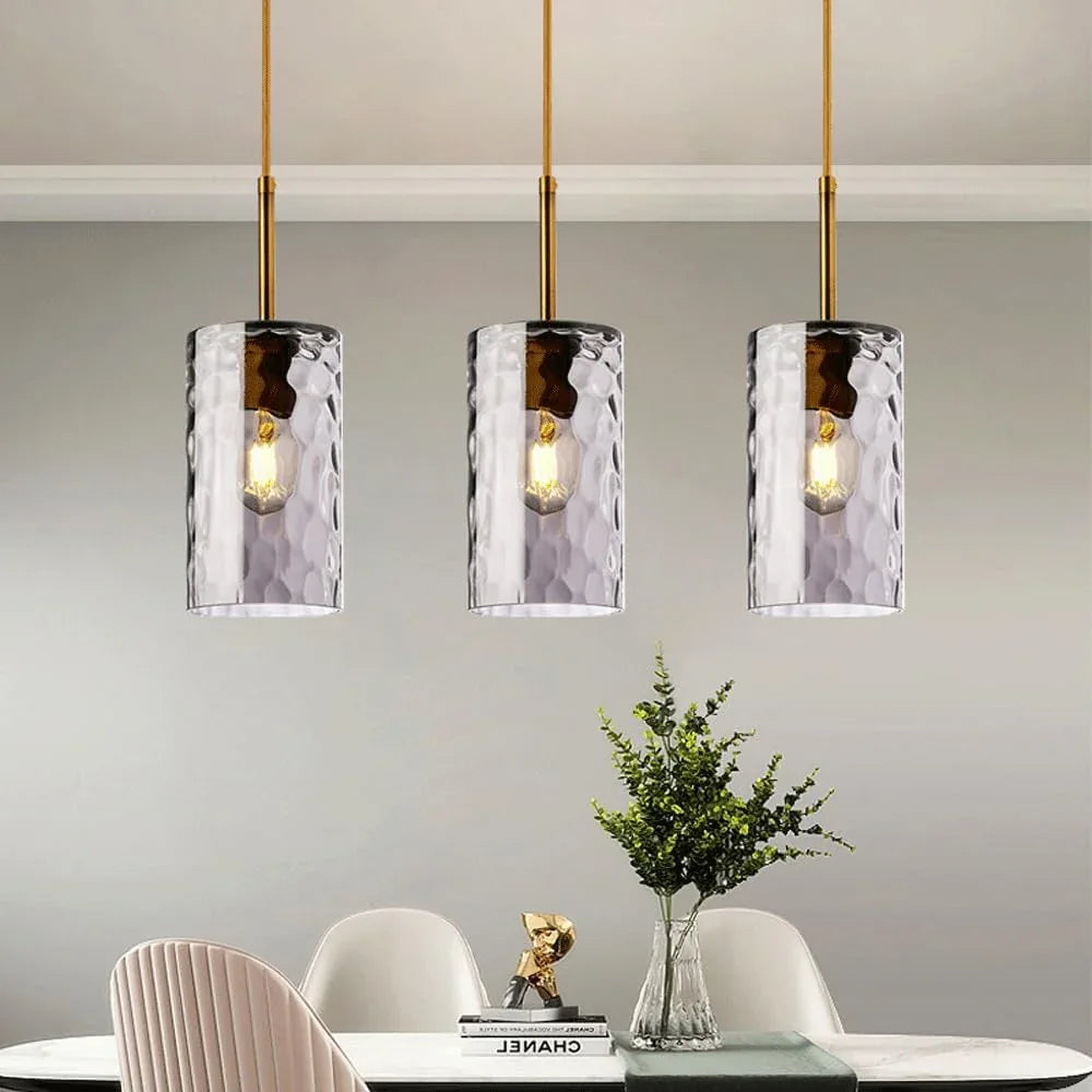 Audara-5-inch Glass Pendant Lights, Suitable for Various Settings Including Bedrooms, Bedside Tables, Hotel Entryways, Kitchen Islands, Etc. Simple, Modern, and Bohemian Style.